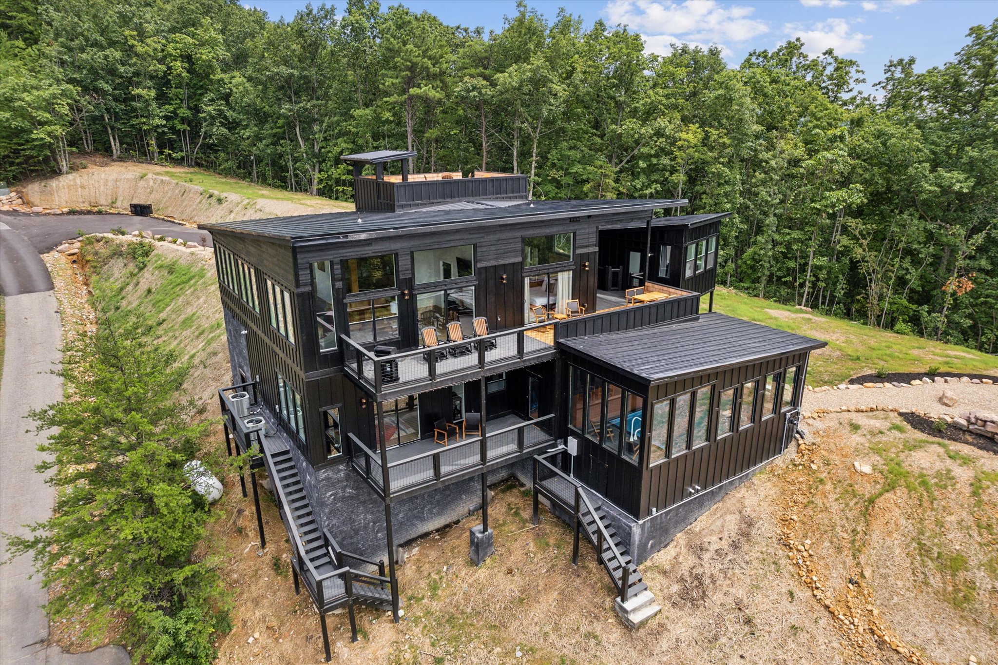 Back of the Property - aerial view